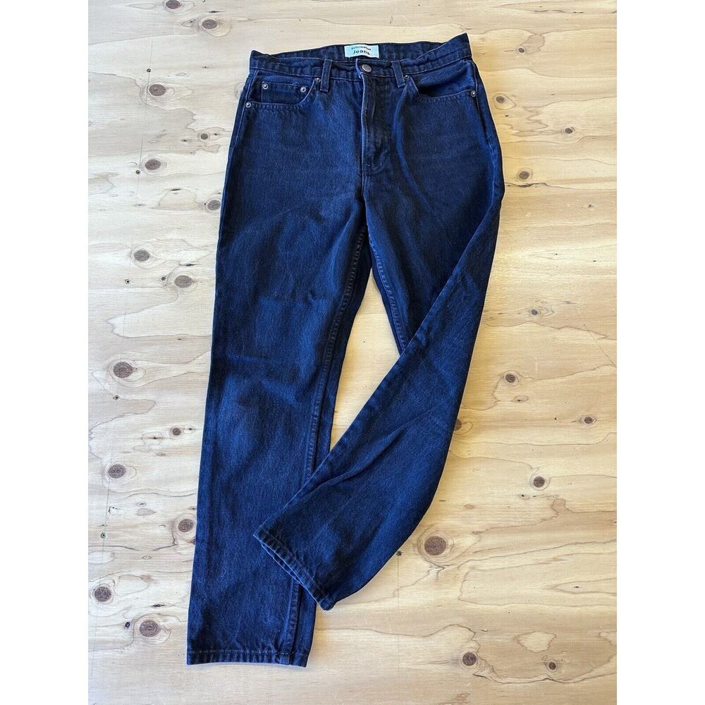 Reformation Jeans Womens 27 Julia High Rise Crop Cigarette Black Denim Pants